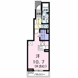 プリムローズ　南浜Ａの物件間取画像